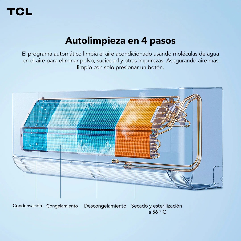 TCL MODELO BREEZEIN 2.0 AIRE ACONDICIONADO SPLIT 9000 BTU INVERTER FRIO/CALOR R32
